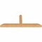 Ekena Millwork Portland Smooth Timber Gable Bracket, Western Red Cedar, 84"W x 31"H x 5 1/2"D x 5 1/2"F, 9/12 Pitch GBW084X31X0606POR00SWR - alternate 2